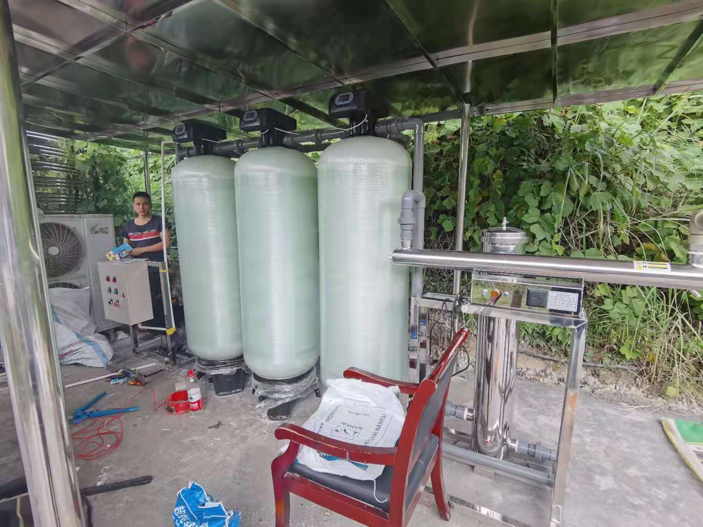 貴州8噸/時凈化水設備，貴州井水地下水過濾設備